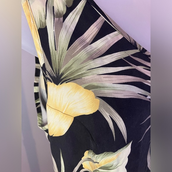 Vintage Banana Bay 100% Silk Sheath dress in black, size M - Picture 7 of 7